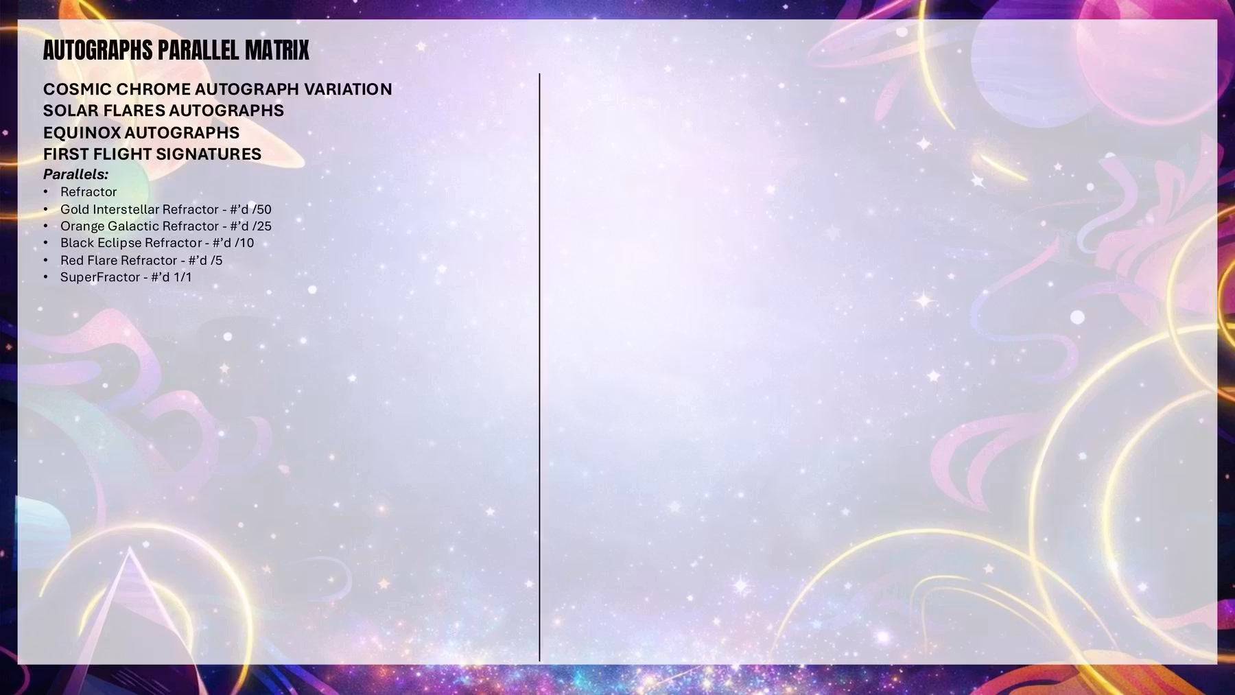 RANDOM DIVISIONS - 2025 Topps Chrome Cosmic Football Hobby Box (1 BOX) Group Break #CC1 - RANDOM DIVISIONS