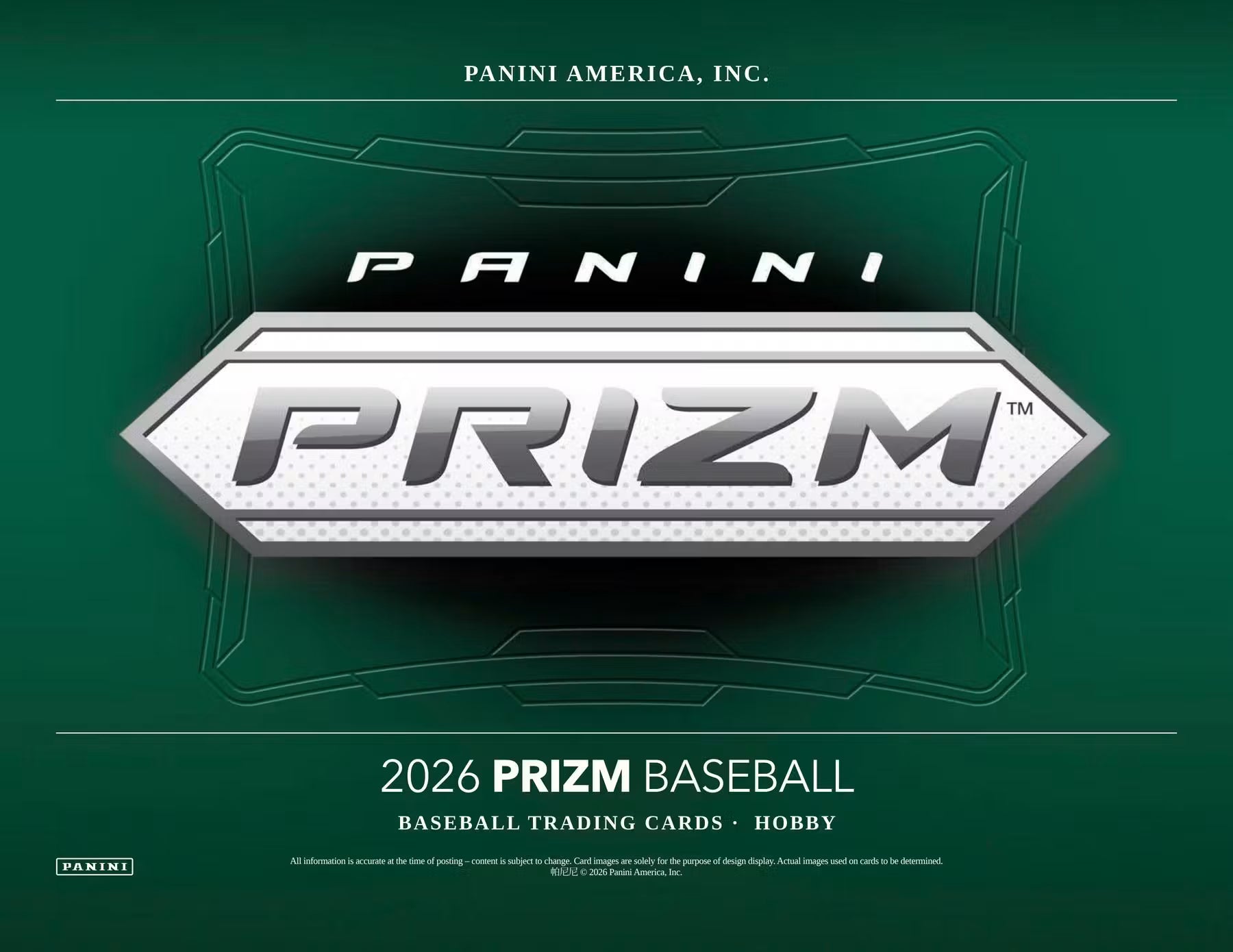 2026 Panini Prizm Baseball Hobby Box